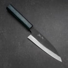 Funayuki Sabaki Blue Steel #1 Kurouchi Dark Blue Urushi Handle 165mm (6.5”)-[Musashi]-[Japanese-Kitchen-Knives]