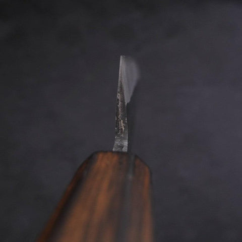 Funayuki Sabaki Blue Steel #2 Kurouchi Sumi Urushi Handle 180mm (7”)-[Musashi]-[Japanese-Kitchen-Knives]