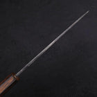 Funayuki Sabaki Blue Steel #2 Kurouchi Sumi Urushi Handle 180mm (7”)-[Musashi]-[Japanese-Kitchen-Knives]