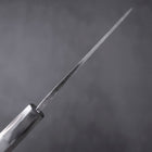 Funayuki Sabaki Blue Super Kurouchi Buffalo Ebony Handle 120mm (4.7”)-[Musashi]-[Japanese-Kitchen-Knives]