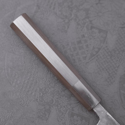 Funayuki Sabaki Blue Super Kurouchi Buffalo Ebony Handle 120mm (4.7”)-[Musashi]-[Japanese-Kitchen-Knives]