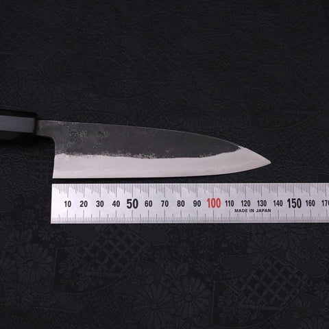 Funayuki Sabaki Blue Super Kurouchi Buffalo Ebony Handle 135mm (5.3”)-[Musashi]-[Japanese-Kitchen-Knives]
