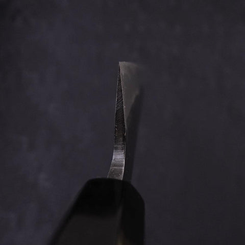 Funayuki Sabaki Blue Super Kurouchi Buffalo Ebony Handle 180mm (7”)-[Musashi]-[Japanese-Kitchen-Knives]