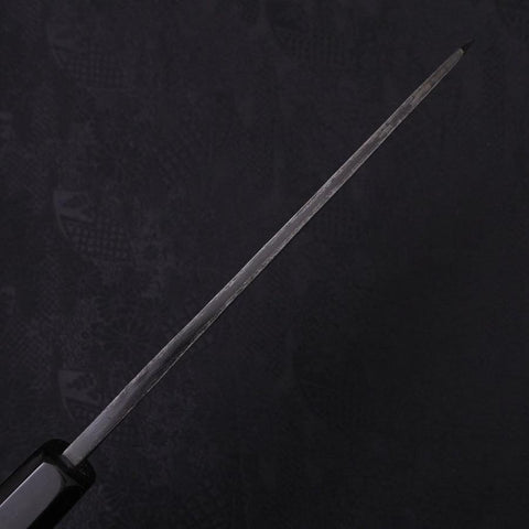 Funayuki Sabaki Blue Super Kurouchi Buffalo Ebony Handle 180mm (7”)-[Musashi]-[Japanese-Kitchen-Knives]