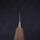 Funayuki Silver Steel #3 Ichimatsu Walnut Handle 165mm (6.5”)-[Musashi]-[Japanese-Kitchen-Knives]