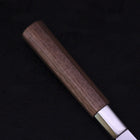 Funayuki Silver Steel #3 Ichimatsu Walnut Handle 165mm (6.5”)-[Musashi]-[Japanese-Kitchen-Knives]