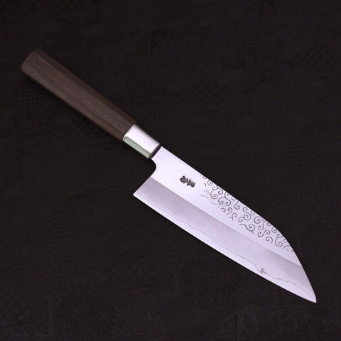 Funayuki Silver Steel #3 Karakusa Walnut Handle 165mm (6.5”)-[Musashi]-[Japanese-Kitchen-Knives]