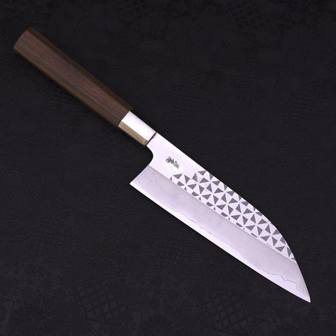 Funayuki Silver Steel #3 Origami Kazaguruma Walnut Handle 165mm (6.5”)-[Musashi]-[Japanese-Kitchen-Knives]