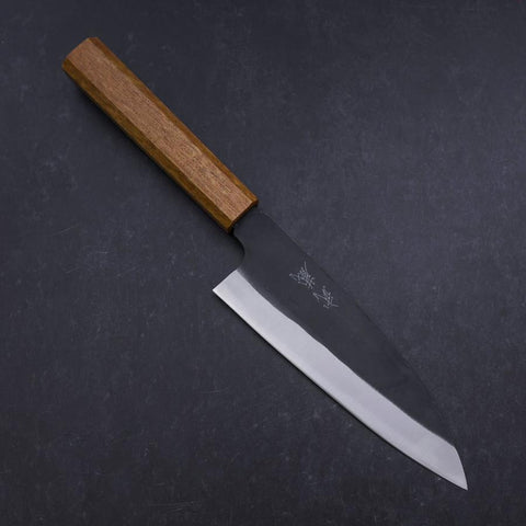 Funayuki White Steel #2 Kurouchi Oak Handle 155mm (6.1”)-[Musashi]-[Japanese-Kitchen-Knives]