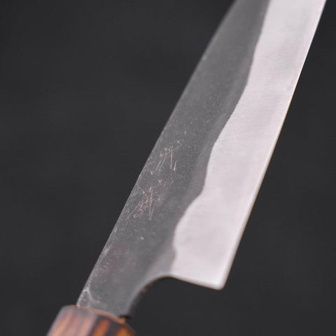Funayuki White Steel #2 Kurouchi Sumi Urushi Handle 150mm (5.9”)-[Musashi]-[Japanese-Kitchen-Knives]