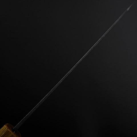 Funayuki White Steel #2 Kurouchi Yaki Urushi Handle 155mm (6.1”)-[Musashi]-[Japanese-Kitchen-Knives]
