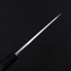 Garasuki Boning Knife White Steel #2 Kasumi Buffalo Ebony Handle 150mm (5.9”)-[Musashi]-[Japanese-Kitchen-Knives]