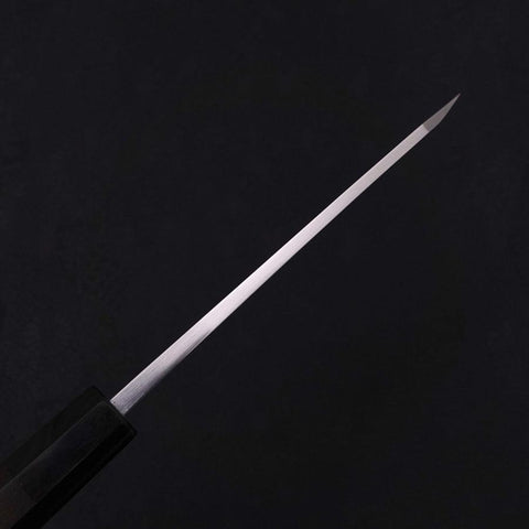 Garasuki Boning Knife White Steel #2 Kasumi Buffalo Ebony Handle 150mm (5.9”)-[Musashi]-[Japanese-Kitchen-Knives]