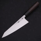 Garasuki Boning Knife White Steel #2 Kasumi Buffalo Ebony Handle 180mm (7”)-[Musashi]-[Japanese-Kitchen-Knives]
