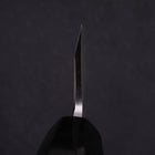 Garasuki Boning Knife White Steel #2 Kasumi Buffalo Ebony Handle 180mm (7”)-[Musashi]-[Japanese-Kitchen-Knives]