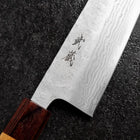 Gyuto 440C Nashiji Damascus Zelkova Handle 210mm (8.3”)-[Musashi]-[Japanese-Kitchen-Knives]