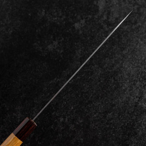 Gyuto 440C Nashiji Damascus Zelkova Handle 210mm (8.3”)-[Musashi]-[Japanese-Kitchen-Knives]