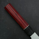 Gyuto AUS-10 Damascus Red Cherry Handle 210mm (8.3”)-[Musashi]-[Japanese-Kitchen-Knives]