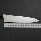 Gyuto AUS-10 Damascus Red Cherry Handle 210mm (8.3”)-[Musashi]-[Japanese-Kitchen-Knives]