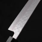Gyuto AUS-10 Mirror Tsuchime Damascus Buffalo Teak Handle 210mm (8.3”)-[Musashi]-[Japanese-Kitchen-Knives]