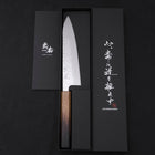 Gyuto AUS-10 Mirror Tsuchime Damascus Yaki Urushi Handle 180mm (7”)-[Musashi]-[Japanese-Kitchen-Knives]