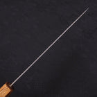 Gyuto AUS-10 Mirror Tsuchime Damascus Yaki Urushi Handle 210mm (8.3”)-[Musashi]-[Japanese-Kitchen-Knives]