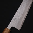 Gyuto AUS-10 Mirror Tsuchime Damascus Yaki-Urushi Handle 240mm (9.4”)-[Musashi]-[Japanese-Kitchen-Knives]