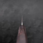 Gyuto AUS-10 Nashiji Damascus Ebony Handle 180mm (7”)-[Musashi]-[Japanese-Kitchen-Knives]