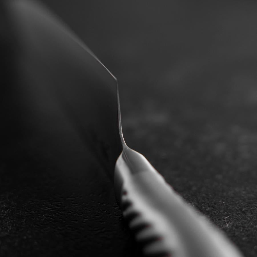 Gyuto AUS-10 Polished All-Stainless Handle 210mm (8.3”)-[Musashi]-[Japanese-Kitchen-Knives]