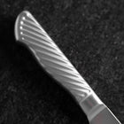 Gyuto AUS-10 Polished All-Stainless Handle 210mm (8.3”)-[Musashi]-[Japanese-Kitchen-Knives]