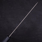 Gyuto AUS-10 Tsuchime Damascus Dark-Blue Urushi Handle 210mm (8.3”)-[Musashi]-[Japanese-Kitchen-Knives]