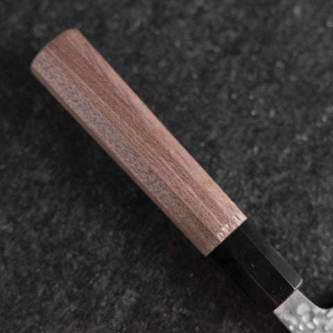 Gyuto AUS-10 Tsuchime Damascus Walnut Handle 210mm (8.3”)-[Musashi]-[Japanese-Kitchen-Knives]