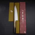 Gyuto AUS-10 Tsuchime Damascus Yaki Urushi Handle 210mm (8.3”)-[Musashi]-[Japanese-Kitchen-Knives]