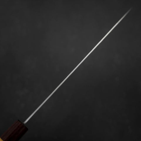 Gyuto AUS-10 Tsuchime Damascus Zelkova Handle 240mm (9.4”)-[Musashi]-[Japanese-Kitchen-Knives]