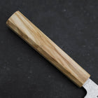 Gyuto AUS-8 Nashiji Olive Handle 195mm (7.7”)-[Musashi]-[Japanese-Kitchen-Knives]