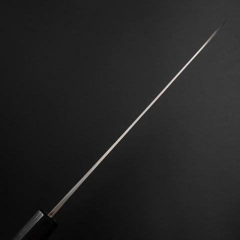 Gyuto Blue Steel #1 Kurouchi Stainless Clad Walnut Handle 210mm (8.3”)-[Musashi]-[Japanese-Kitchen-Knives]