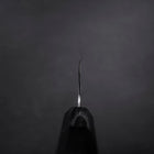 Gyuto Blue Steel #1 Suminagashi Buffalo Ebony Handle 240mm (9.4”)-[Musashi]-[Japanese-Kitchen-Knives]