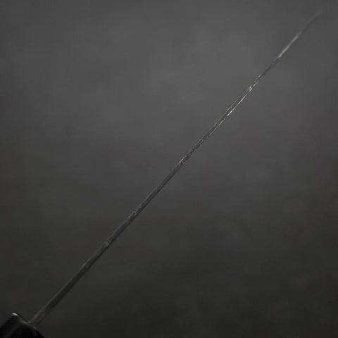 Gyuto Blue Steel #2 Chokin Kurouchi Sakura Fuji Buffalo Ebony Handle 210mm (8.3”)-[Musashi]-[Japanese-Kitchen-Knives]