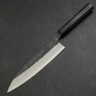 Gyuto Blue Steel #2 Kurouchi Buffalo Ebony Handle 210mm (8.3”)-[Musashi]-[Japanese-Kitchen-Knives]