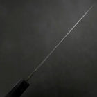 Gyuto Blue Steel #2 Kurouchi Buffalo Ebony Handle 210mm (8.3”)-[Musashi]-[Japanese-Kitchen-Knives]