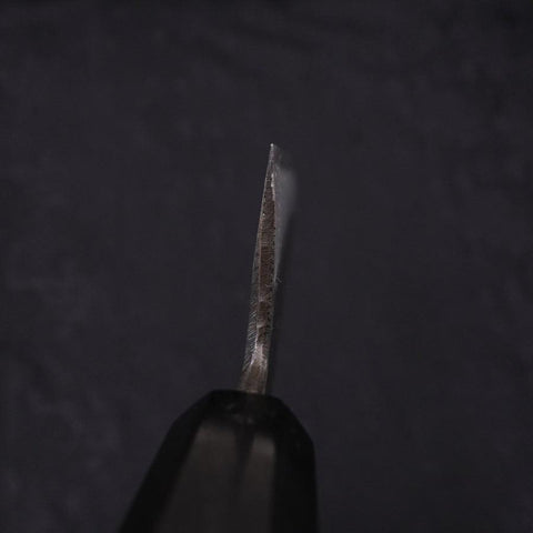 Gyuto Blue Steel #2 Kurouchi Chokin Dragon Buffalo Ebony Handle 240mm (9.4”)-[Musashi]-[Japanese-Kitchen-Knives]