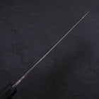 Gyuto Blue Steel #2 Kurouchi Damascus Buffalo Ebony Handle 210mm (8.3”)-[Musashi]-[Japanese-Kitchen-Knives]