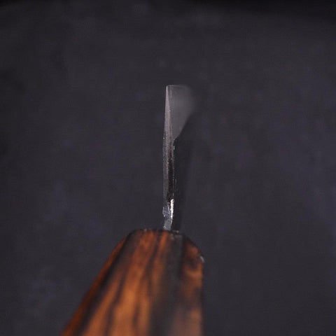 Gyuto Blue Steel #2 Kurouchi Sumi Urushi Handle 210mm (8.3”)-[Musashi]-[Japanese-Kitchen-Knives]