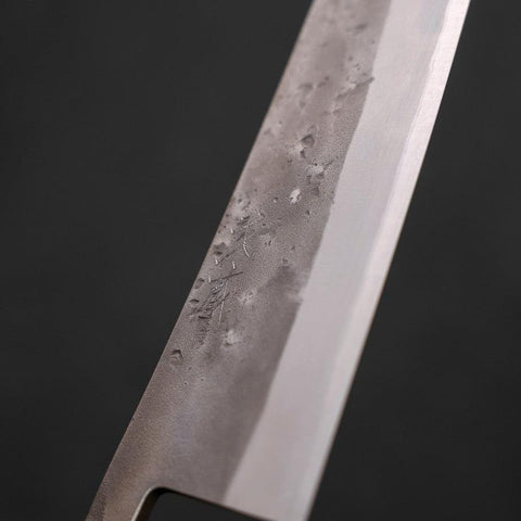 Gyuto Blue Steel #2 Nashiji Stainless Clad Sumi Urushi Handle 210mm (8.3”)-[Musashi]-[Japanese-Kitchen-Knives]