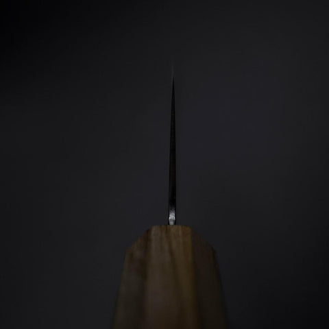 Gyuto Blue Steel #2 Polished Olive Handle 240mm (9.4”)-[Musashi]-[Japanese-Kitchen-Knives]