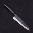 Gyuto Blue Super Kurouchi Buffalo Ebony Handle 180mm (7”)-[Musashi]-[Japanese-Kitchen-Knives]