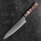 Gyuto Blue Super Polished Maple Handle 210mm (8.3”)-[Musashi]-[Japanese-Kitchen-Knives]
