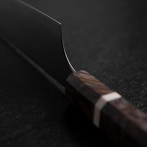 Gyuto Blue Super Polished Maple Handle 210mm (8.3”)-[Musashi]-[Japanese-Kitchen-Knives]