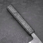 Gyuto Blue Steel #2 Kurouchi Black Ishime Urushi Handle 210M-[Musashi]-[Japanese-Kitchen-Knives]