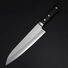 Gyuto Chromax Polished Black Western Handle 180mm (7”)-[Musashi]-[Japanese-Kitchen-Knives]